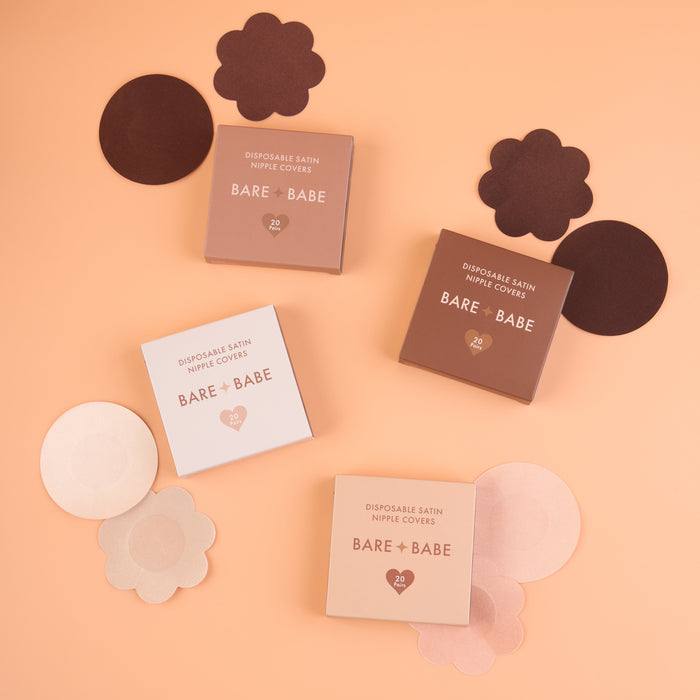 Satin Nipple Pasties - 40 Pack