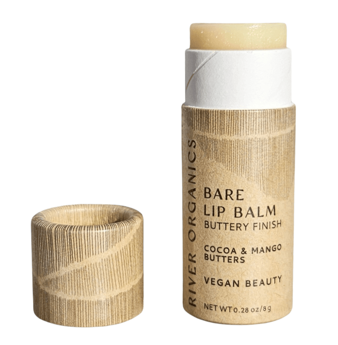 Bare Vegan Lip Balm With Organic Cocoa And Mango Butters Ultra Hydrating