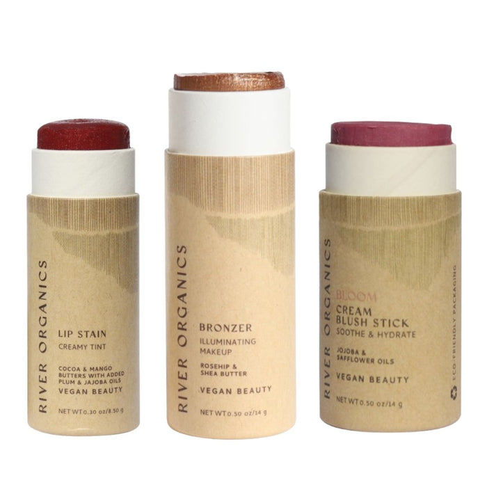 Custom Lip Highlighter Blush Set Trio Fully Customizable Makeup