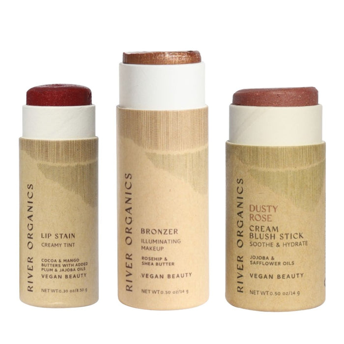 Custom Lip Highlighter Blush Set Trio Fully Customizable Makeup
