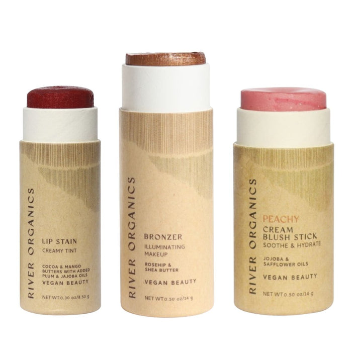 Custom Lip Highlighter Blush Set Trio Fully Customizable Makeup