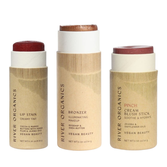 Custom Lip Highlighter Blush Set Trio Fully Customizable Makeup