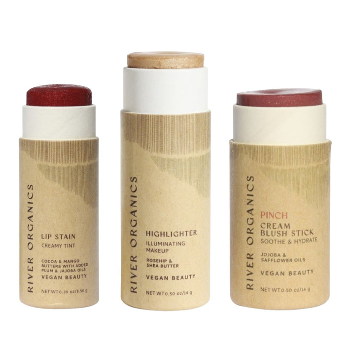 Custom Lip Highlighter Blush Set Trio Fully Customizable Makeup