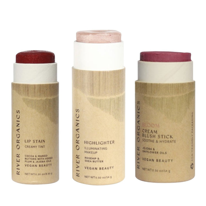 Custom Lip Highlighter Blush Set Trio Fully Customizable Makeup