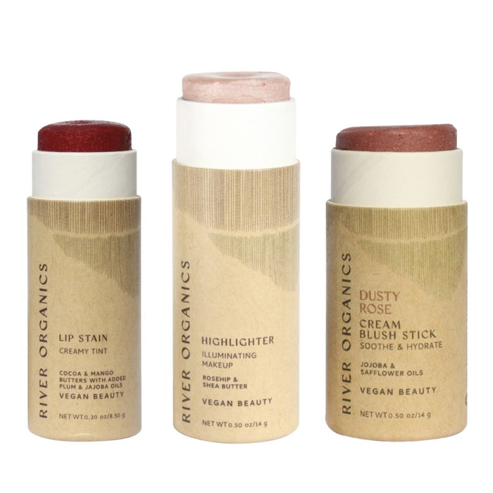 Custom Lip Highlighter Blush Set Trio Fully Customizable Makeup