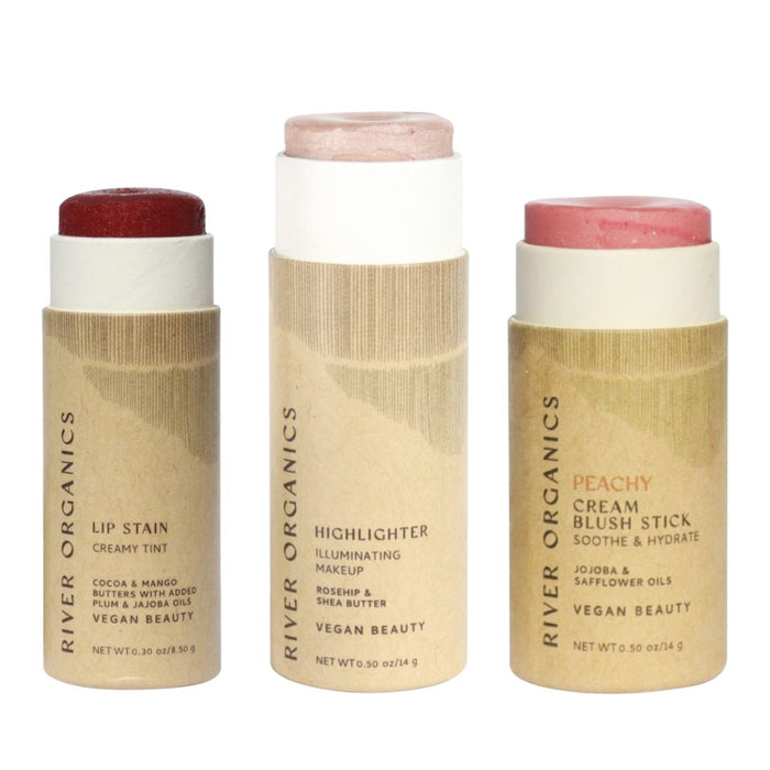 Custom Lip Highlighter Blush Set Trio Fully Customizable Makeup