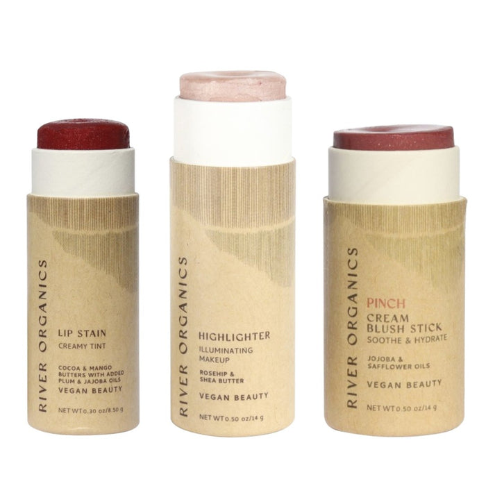 Custom Lip Highlighter Blush Set Trio Fully Customizable Makeup