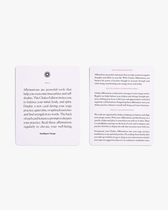 Mindful Affirmations for Chakra Balancing