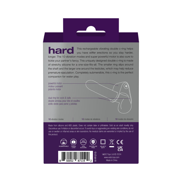 VeDO Hard Rechargeable C-Ring Purple