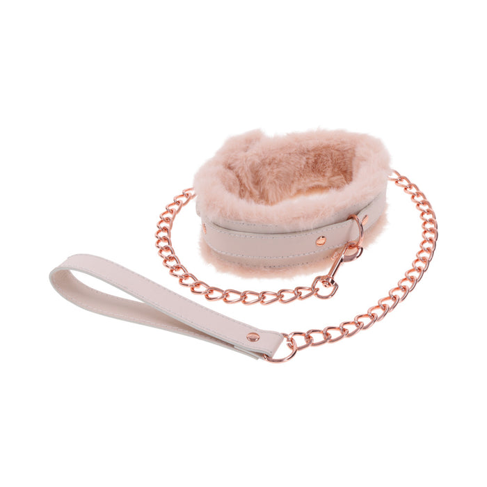 Peaches ‘n CreaMe Fur Collar & Leash