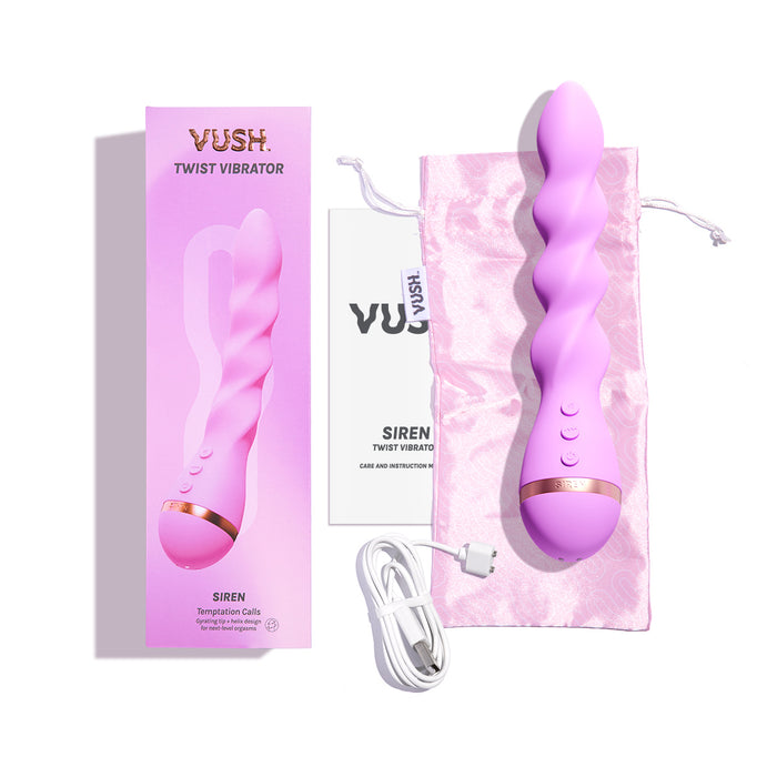 VUSH Siren Twist Vibrator Vespertine Boutique VUSH Siren Twist Vibrator Vespertine Boutique