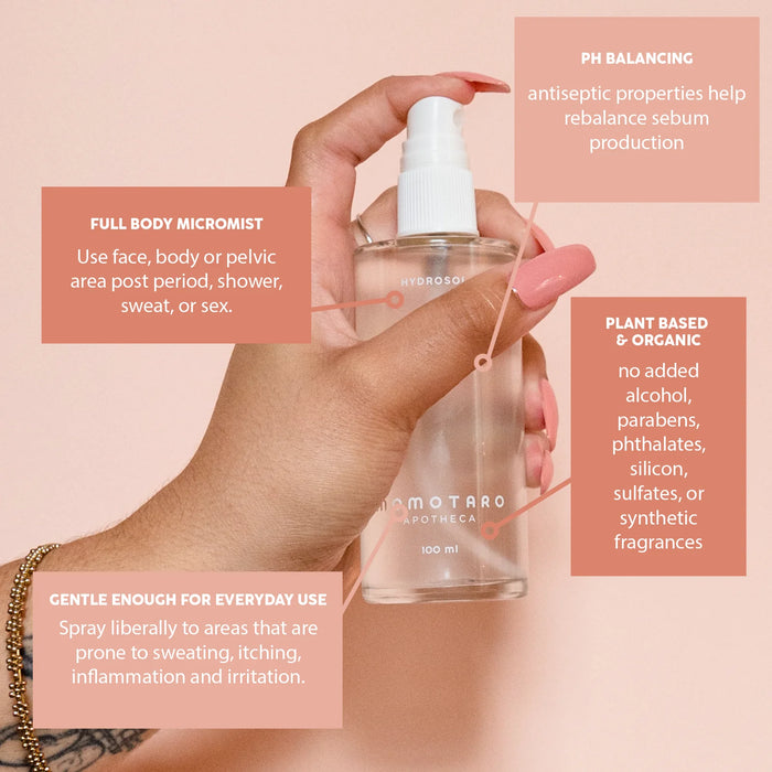 Presale Organic Hydrosol Toner For Vaginal Wellness And Post Workout Freshness