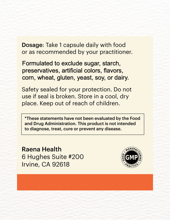 Raena B Essentials Advanced B Vitamin Complex for Energy Mood Metabolism