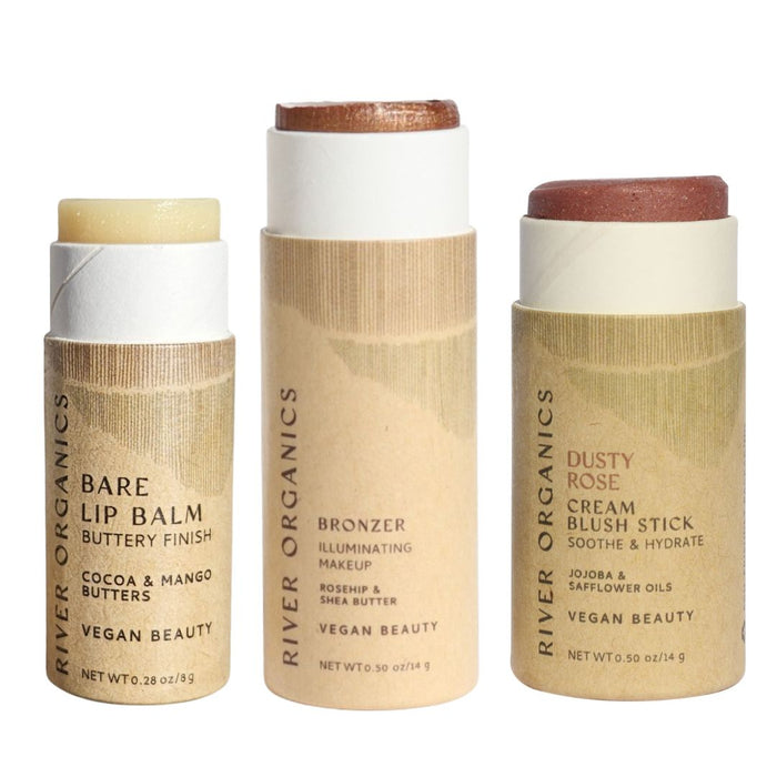 Custom Lip Highlighter Blush Set Trio Fully Customizable Makeup