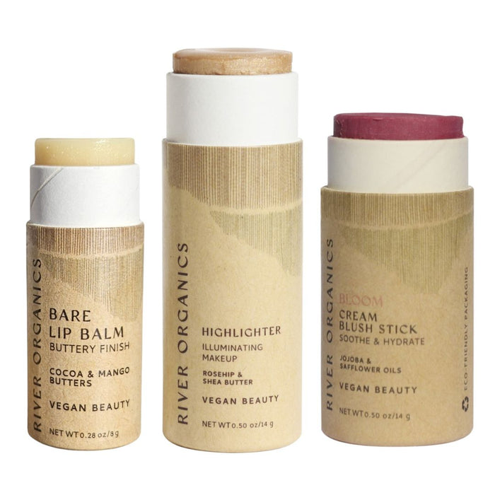 Custom Lip Highlighter Blush Set Trio Fully Customizable Makeup