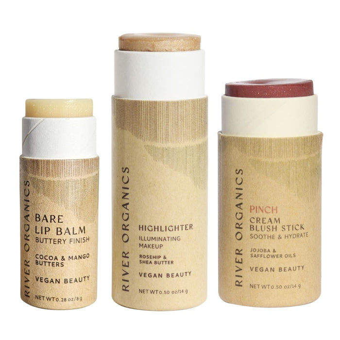 Custom Lip Highlighter Blush Set Trio Fully Customizable Makeup