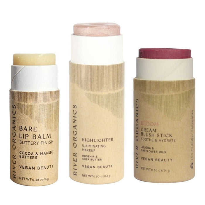 Custom Lip Highlighter Blush Set Trio Fully Customizable Makeup