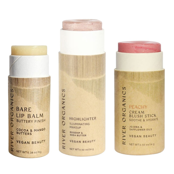 Custom Lip Highlighter Blush Set Trio Fully Customizable Makeup