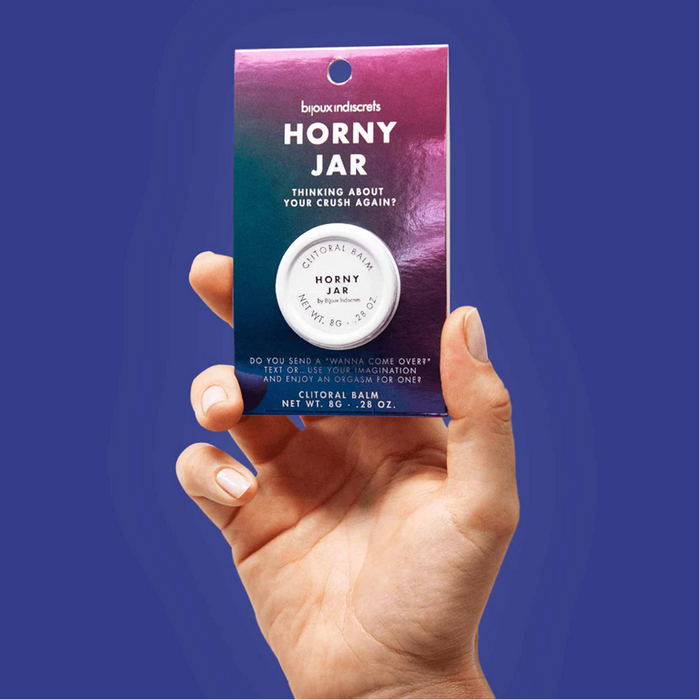 Bijoux Indiscrets Clitherapy Horny Jar Warming Clitoral Balm – 0.28 oz product photo for Vespertine Boutique