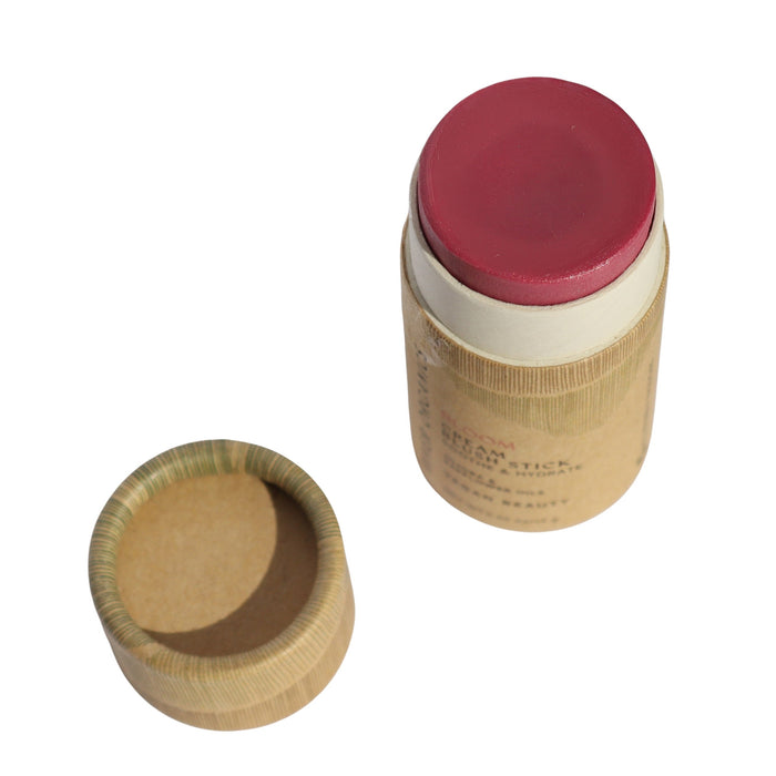 Zero Waste Cream Blush Stick Bloom Vegan Organic Rosy Flush