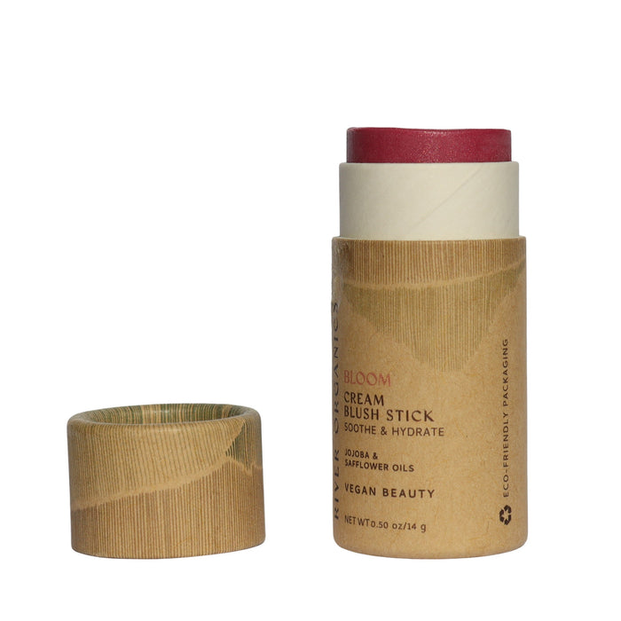 Zero Waste Cream Blush Stick Bloom Vegan Organic Rosy Flush