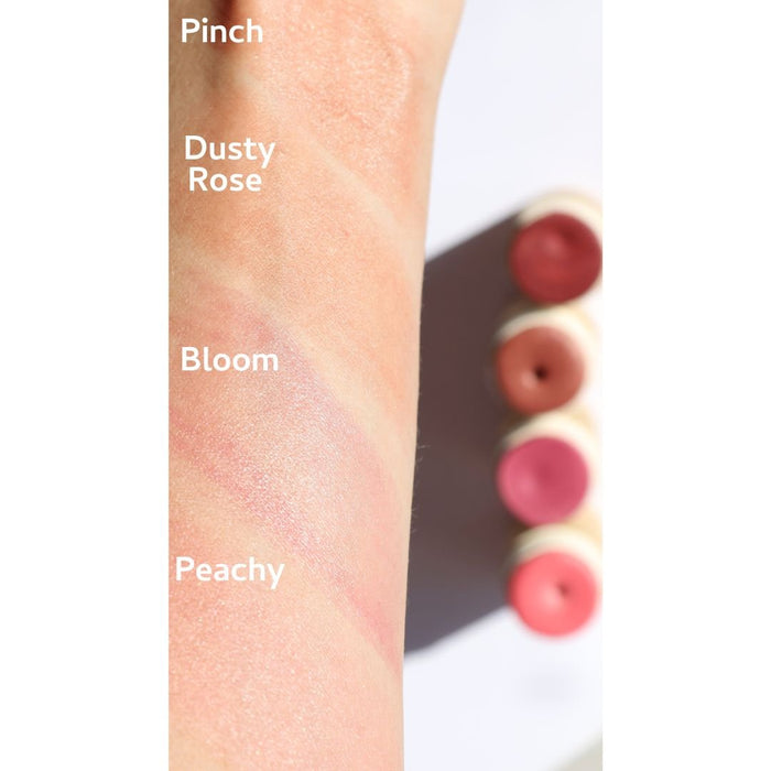 Vegan Cream Blush Stick Peachy Zero Waste Eco Friendly Makeup