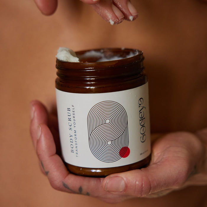 Tea Tree Vetiver Rosemary Blue Tansy Salt Scrub For Soft Skin