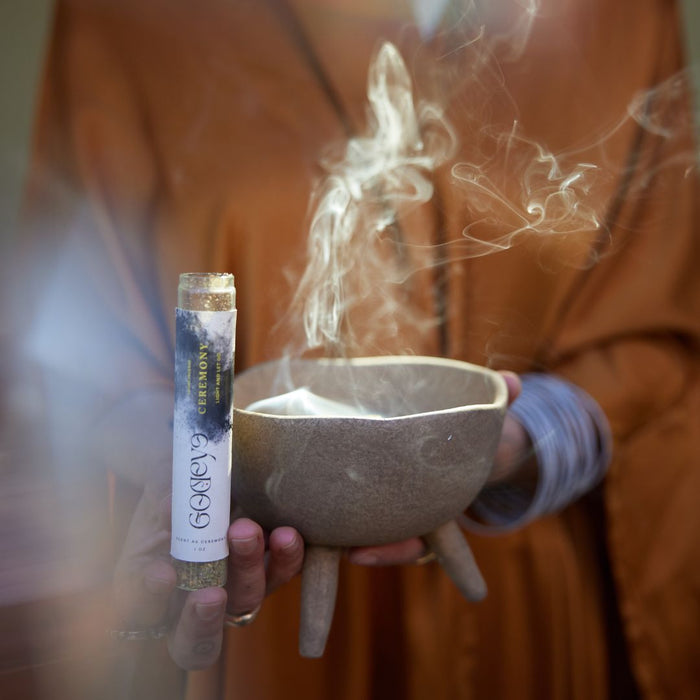 Ceremony Loose Incense With Copal Frankincense Cedar Sweetgrass Palo Santo Lemon