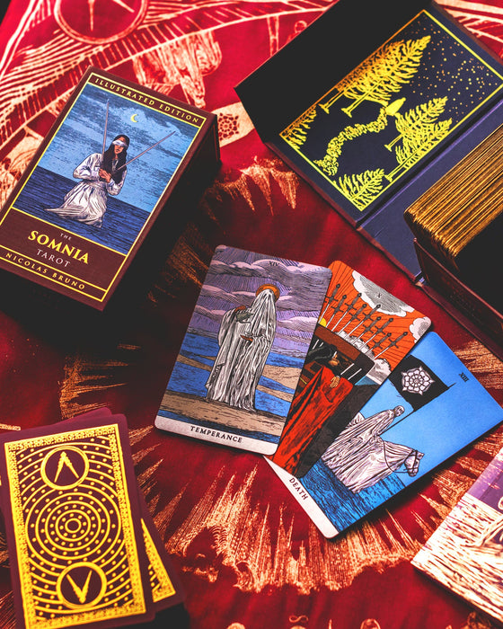 The Somnia Tarot - Illustrated Edition - 78 Card Tarot Deck - by Nicolas Bruno