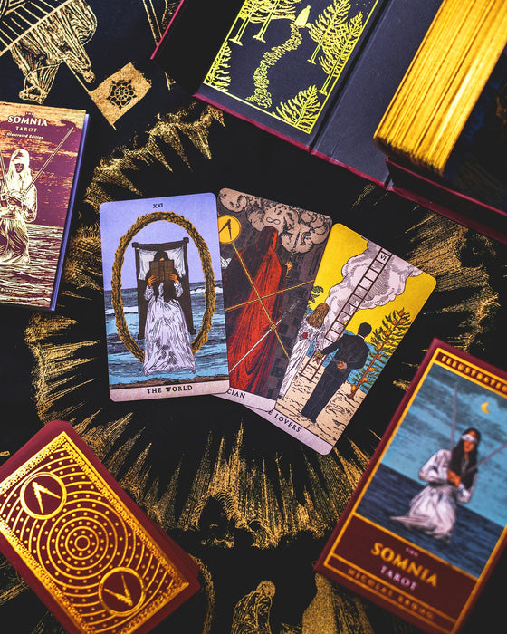 The Somnia Tarot - Illustrated Edition - 78 Card Tarot Deck - by Nicolas Bruno