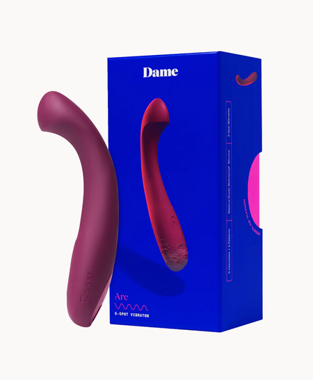 Dame Arc G-Spot Vibrator – Plum product photo for Vespertine Boutique