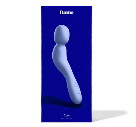 Dame Com Rechargeable Wand Vibrator – Periwinkle product photo for Vespertine Boutique