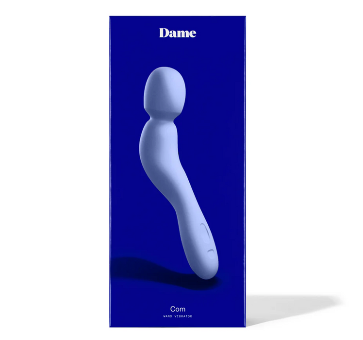 Dame Com Rechargeable Wand Vibrator – Periwinkle product photo for Vespertine Boutique
