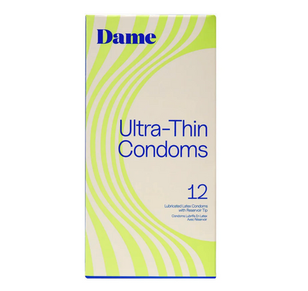 Dame Ultra-Thin Latex Condoms – 12 Pack product photo for Vespertine Boutique