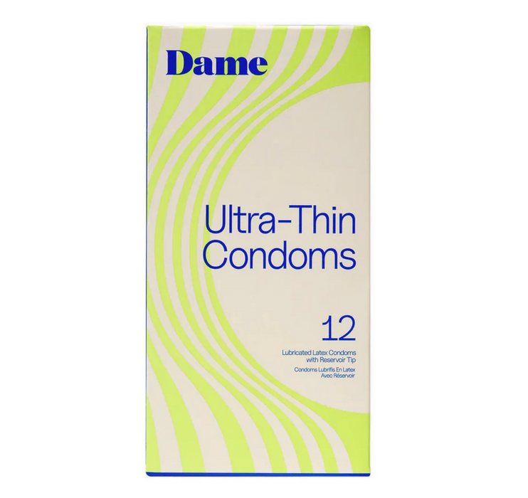 Dame Ultra-Thin Latex Condoms – 12 Pack product photo for Vespertine Boutique