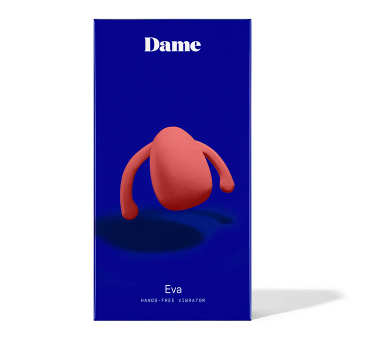 Dame Eva Wearable Couples Vibrator – Papaya product photo for Vespertine Boutique