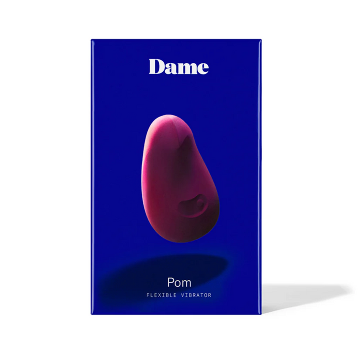 Dame Pom Flexible Vibrator – Plum product photo for Vespertine Boutique