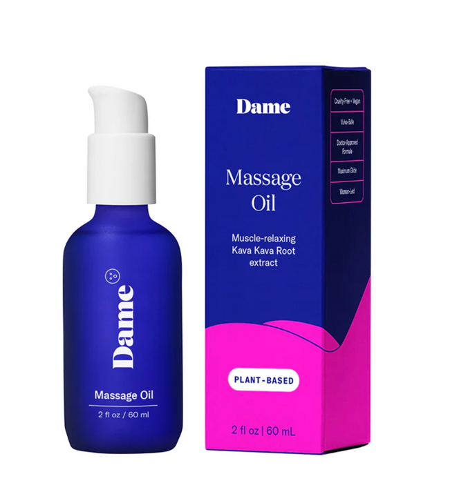 Dame Sex Oil Intimate Massage Oil – Sandalwood & Cardamom | 2 oz product photo for Vespertine Boutique