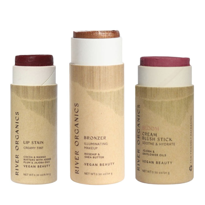 Custom Lip Highlighter Blush Set Trio Fully Customizable Makeup
