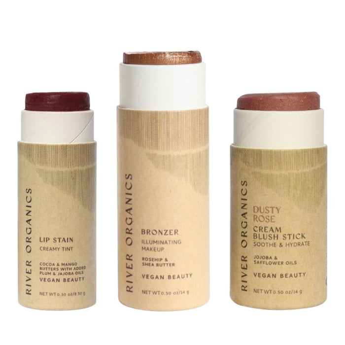 Custom Lip Highlighter Blush Set Trio Fully Customizable Makeup