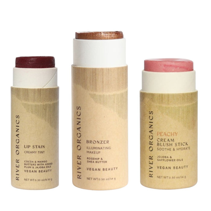 Custom Lip Highlighter Blush Set Trio Fully Customizable Makeup