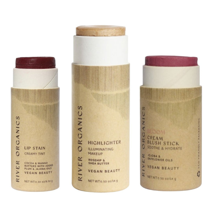 Custom Lip Highlighter Blush Set Trio Fully Customizable Makeup