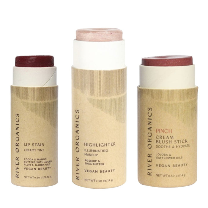Custom Lip Highlighter Blush Set Trio Fully Customizable Makeup