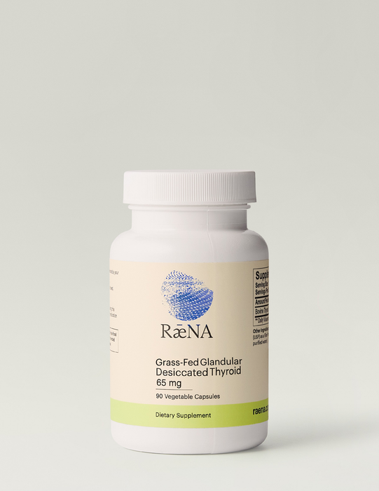 Grass-Fed Glandular Desiccated Thyroid Supplement 65mg