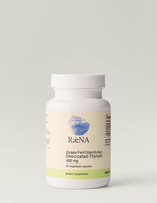 Grass Fed Glandular Desiccated Thyroid 450 Mg Supplement For Energy Metabolism