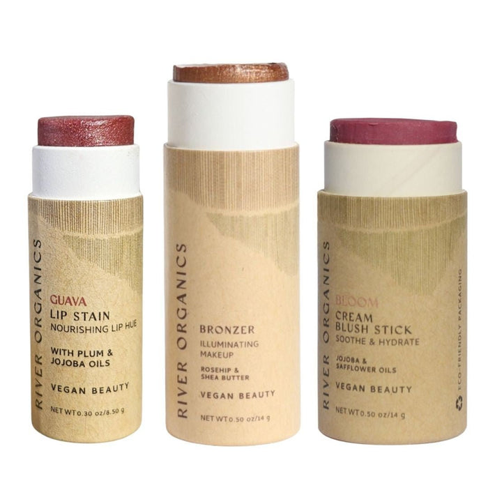Custom Lip Highlighter Blush Set Trio Fully Customizable Makeup