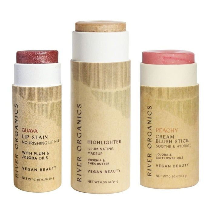 Custom Lip Highlighter Blush Set Trio Fully Customizable Makeup