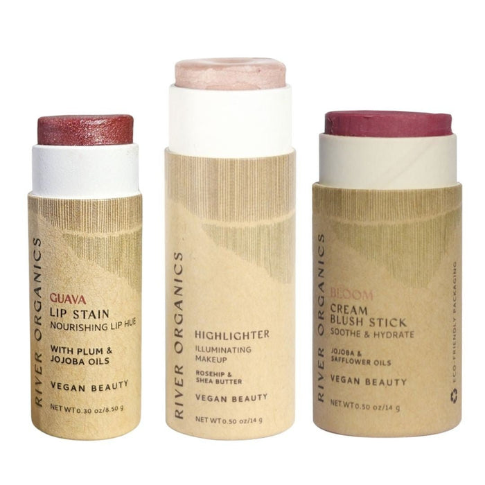 Custom Lip Highlighter Blush Set Trio Fully Customizable Makeup