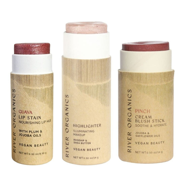 Custom Lip Highlighter Blush Set Trio Fully Customizable Makeup
