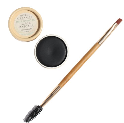 Black Vegan Zero Waste Mascara Plastic Free Volumizing Formula